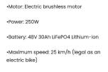2024 Kudaki Venture Pro elektrisk pedalscooter/elsykkel